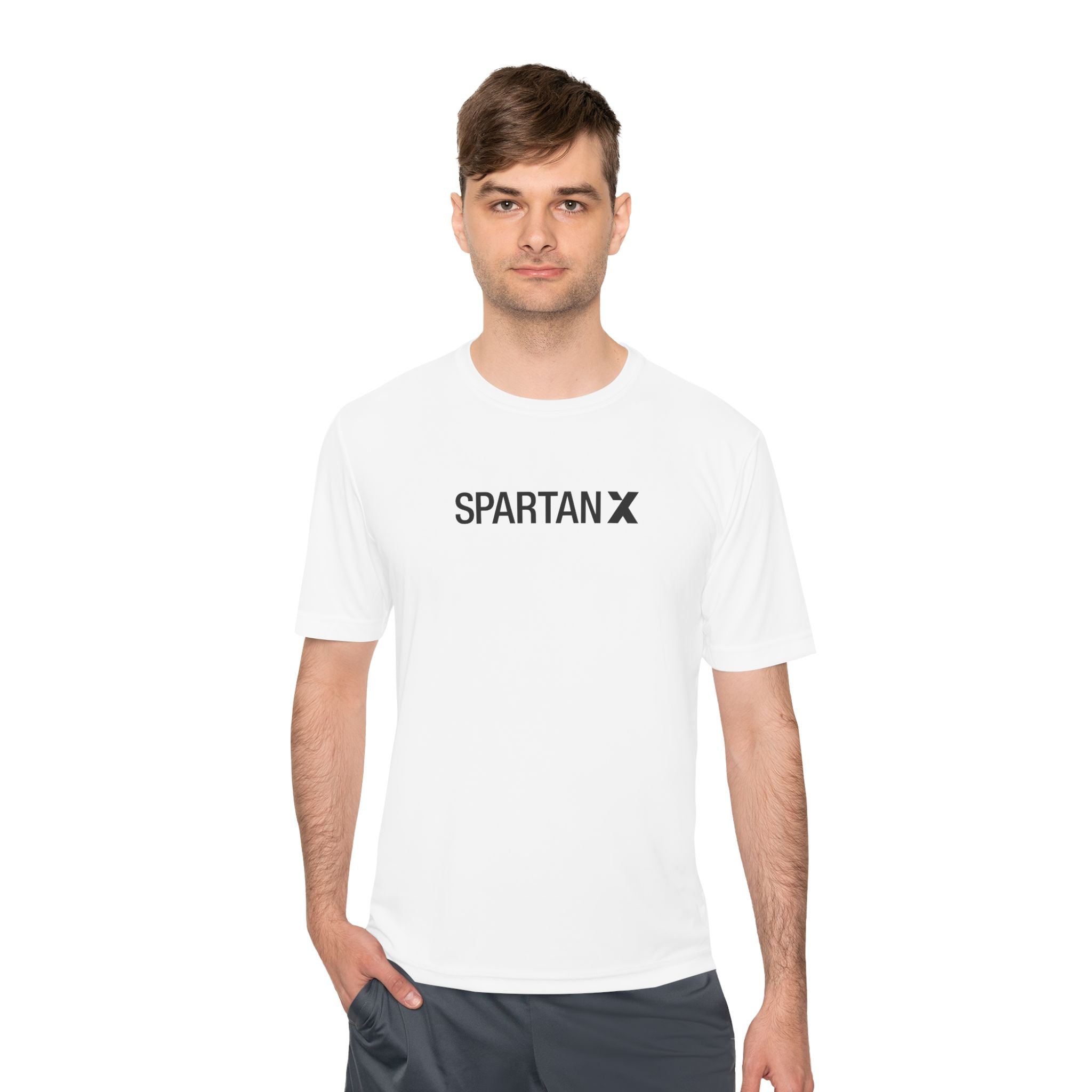 SpartanX Performance Tee, White