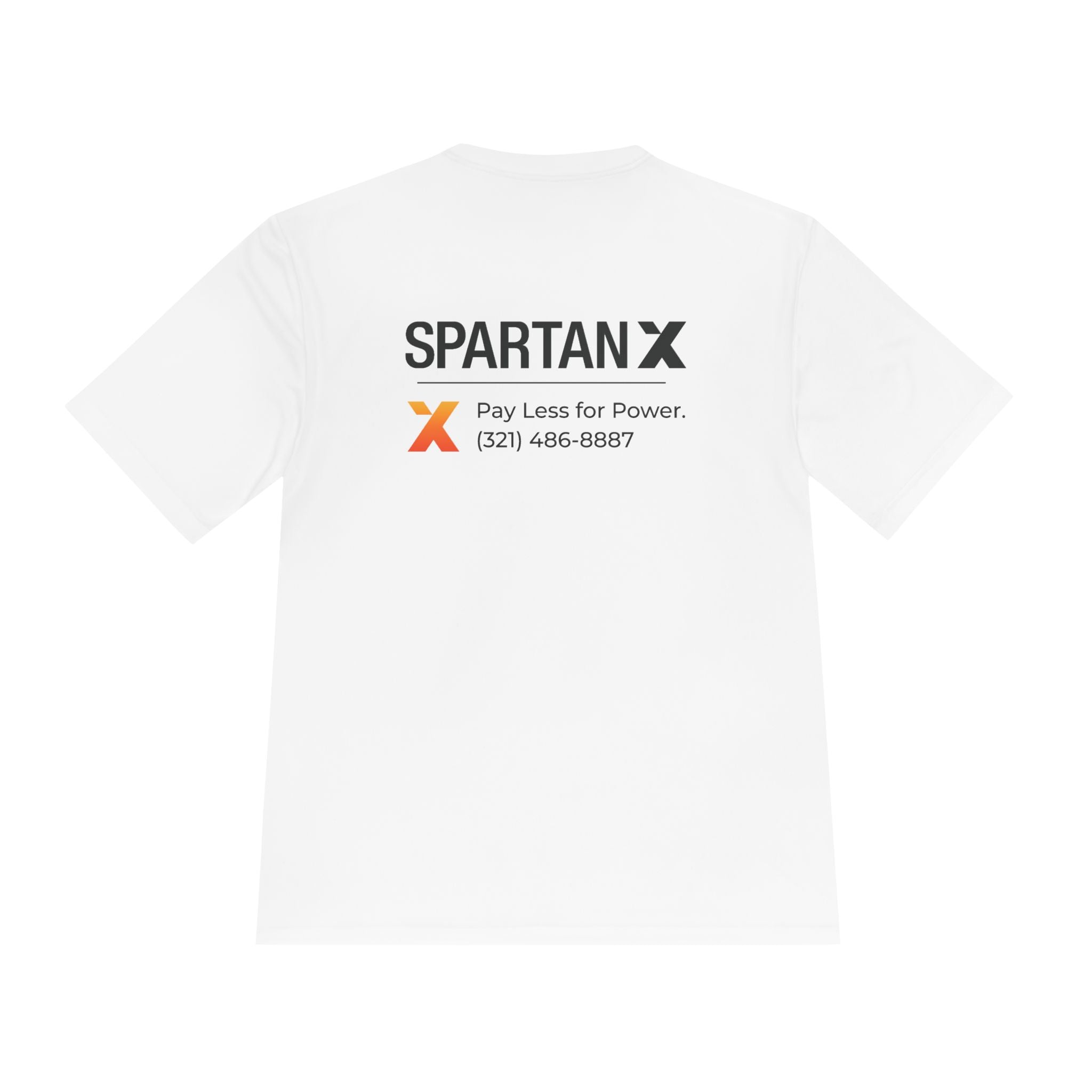 SpartanX Performance Tee, White